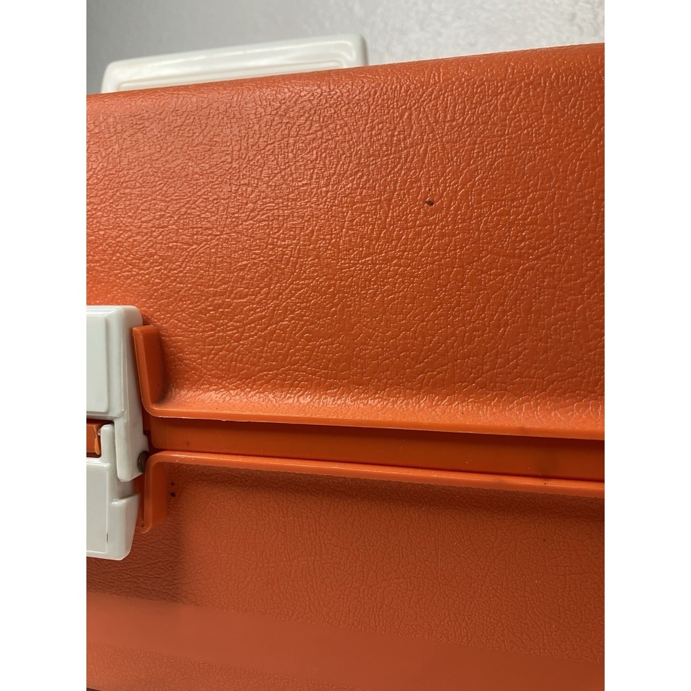 Flambeau Sturdy Paramedic First Responder First Aid Tackle Box Orange Heavy Duty - Picture 4 of 13